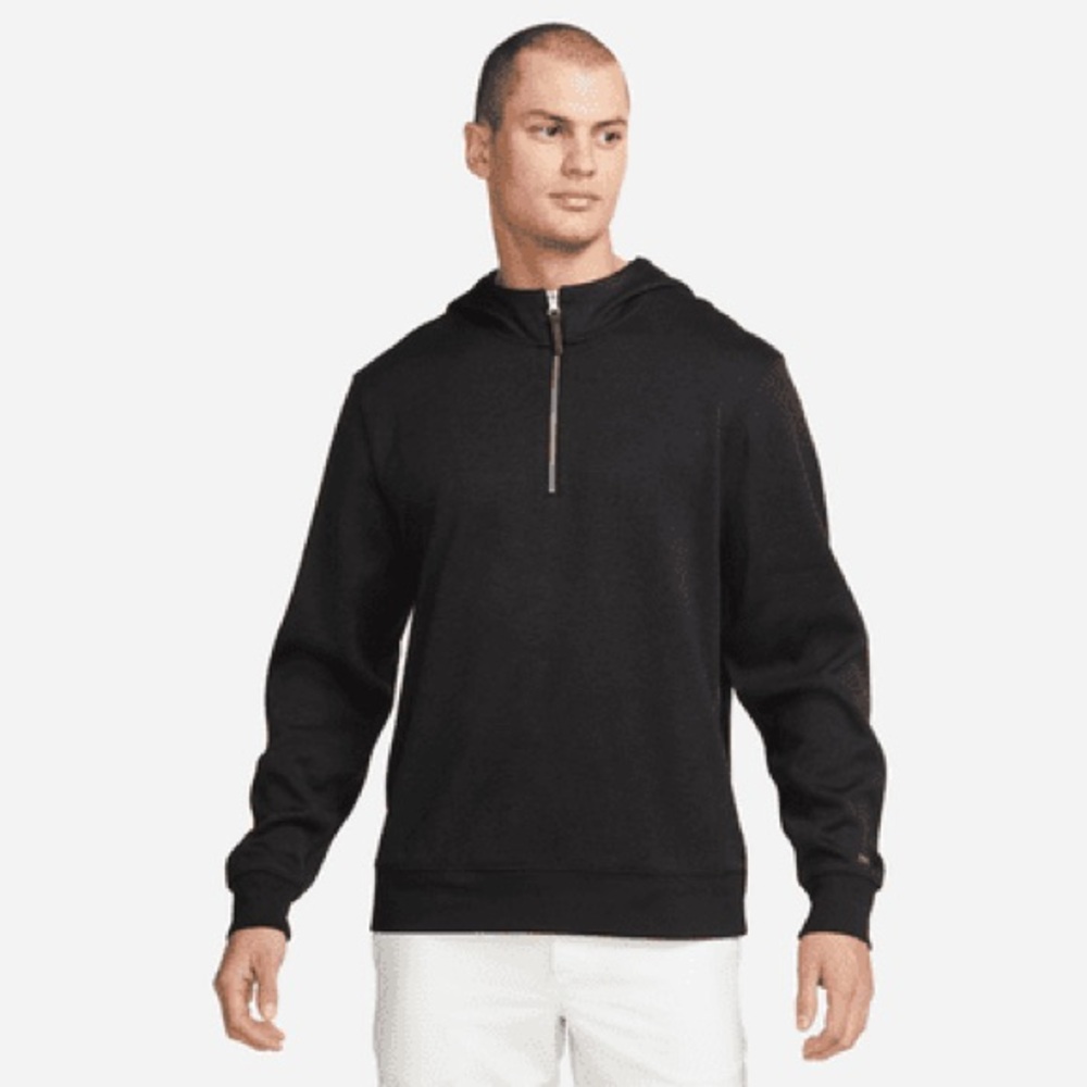 Nike Black Dri-FIT 1/4 Zip Golf Hoodie - Large